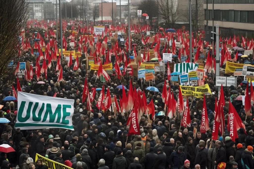 Unions Announce Massive Strike