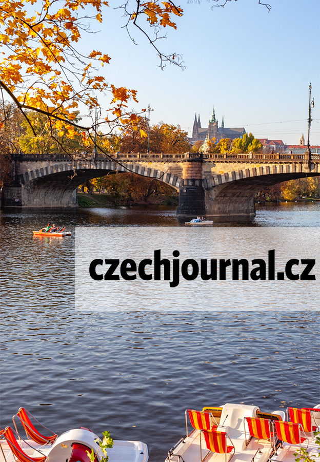 Pedal boats on Vltava in Prague