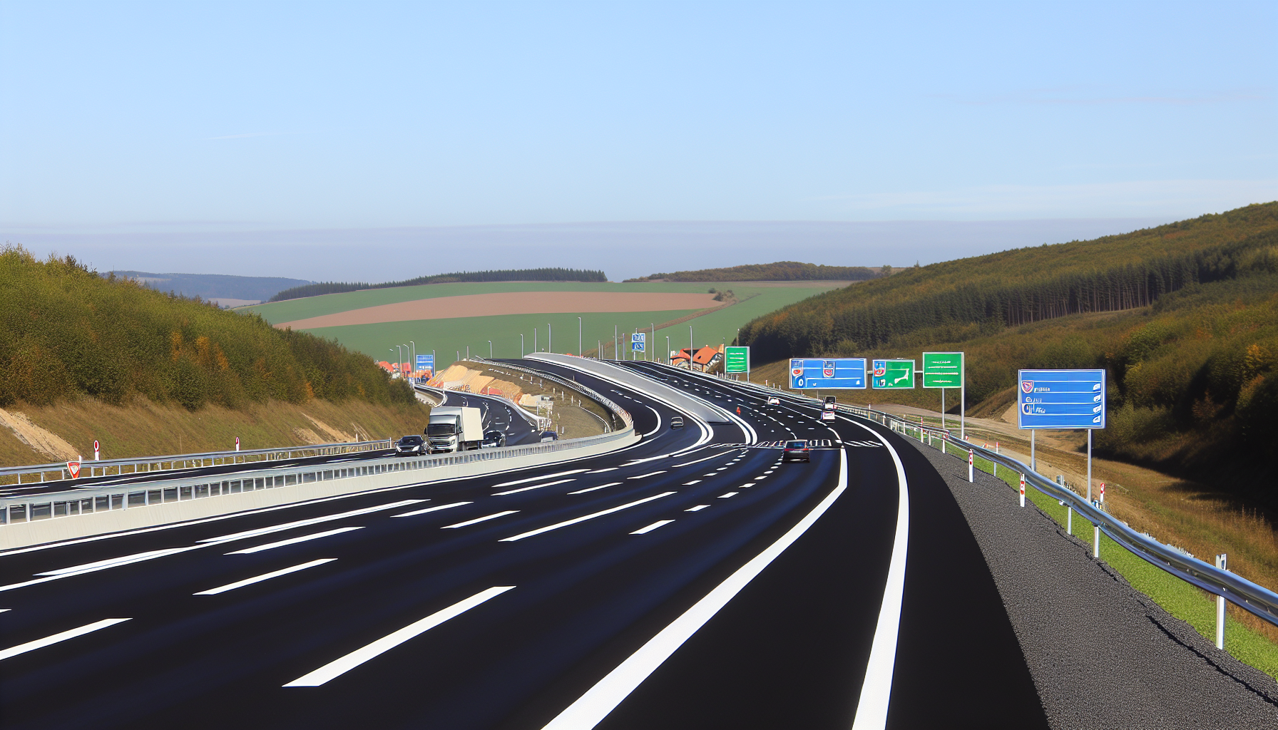 New D4 Highway Section Opens for Drivers Between Příbram and Písek