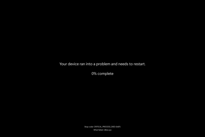 Microsoft's Iconic Error Screen Shifts From Blue to Black
