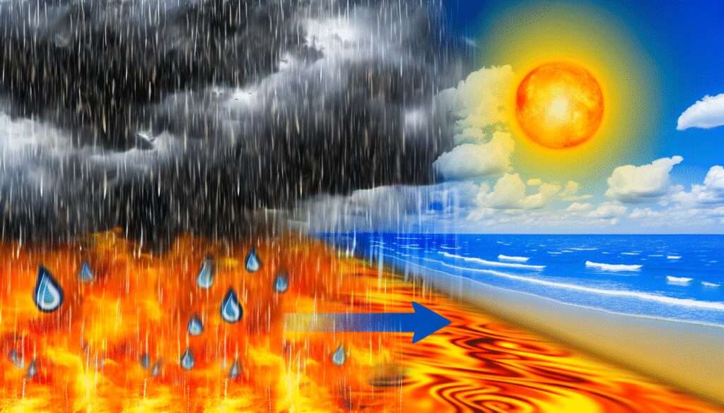Severe Storms Followed by Hot Week with Temperatures Up to 35°C