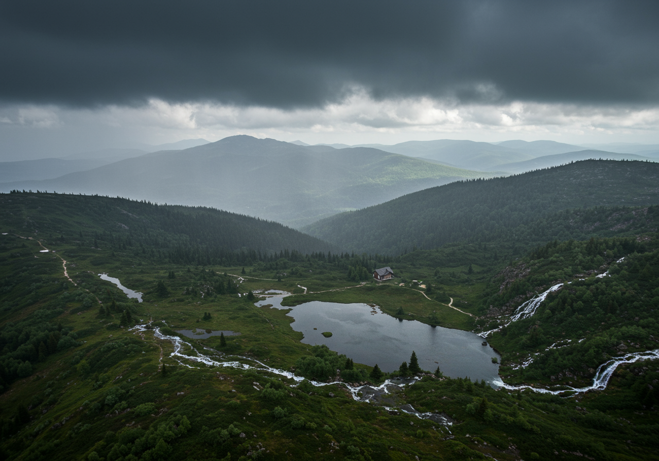 Heavy Rainfall Forecast for Beskydy and Jeseníky Regions Today