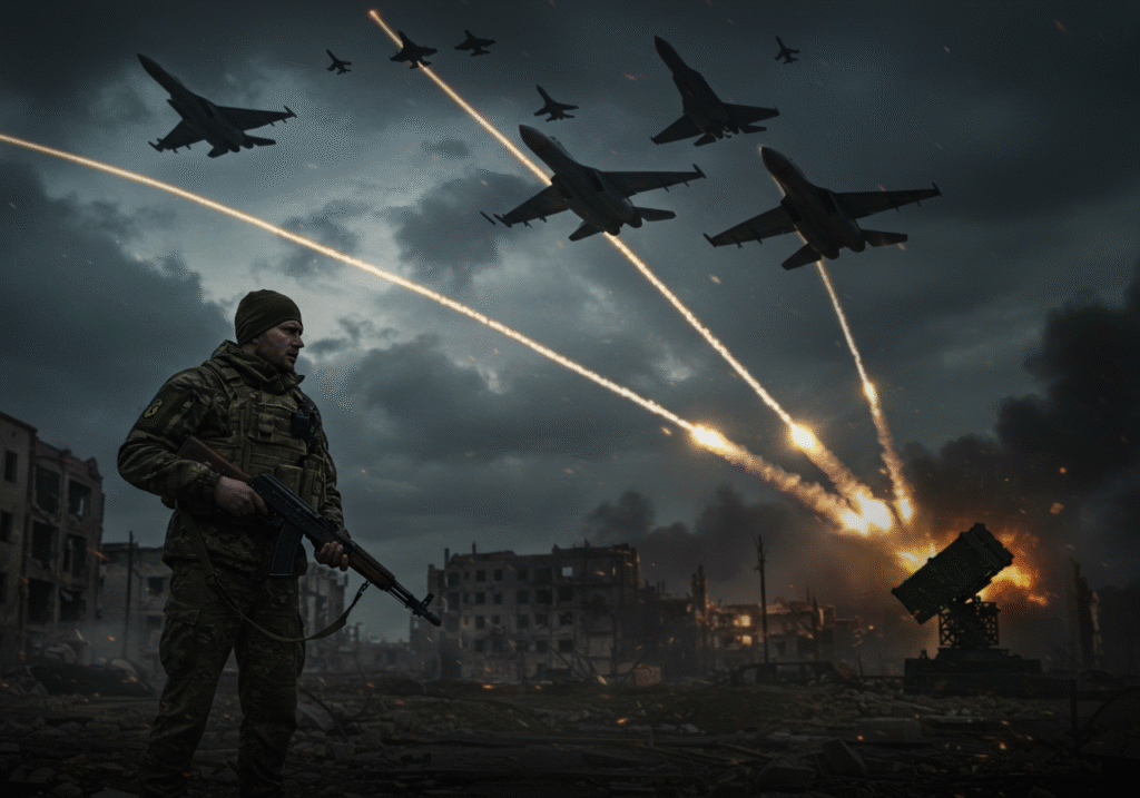 Ukraine Struggles to Match Russian Aerial Dominance
