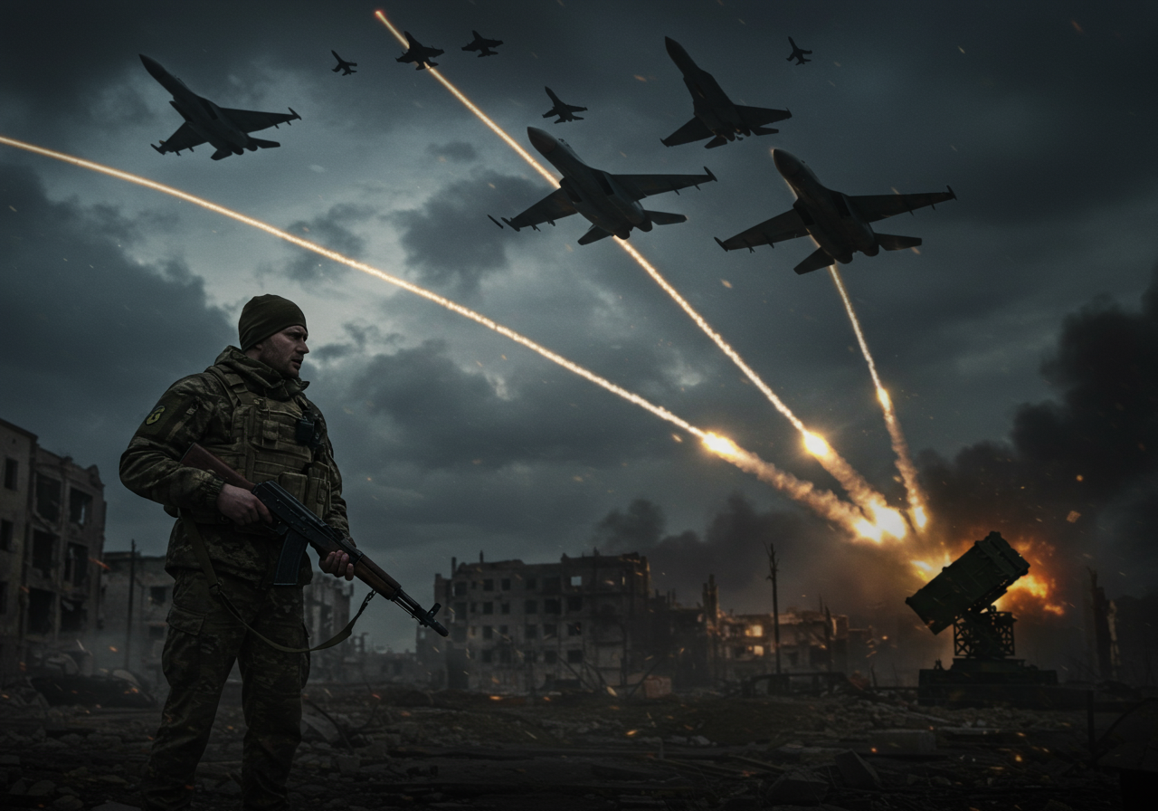 Ukraine Struggles to Match Russian Aerial Dominance