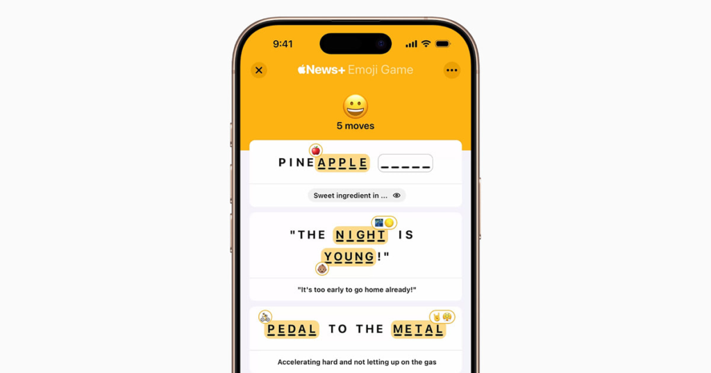 Apple News+ Unveils Exciting New Emoji Gaming Experience