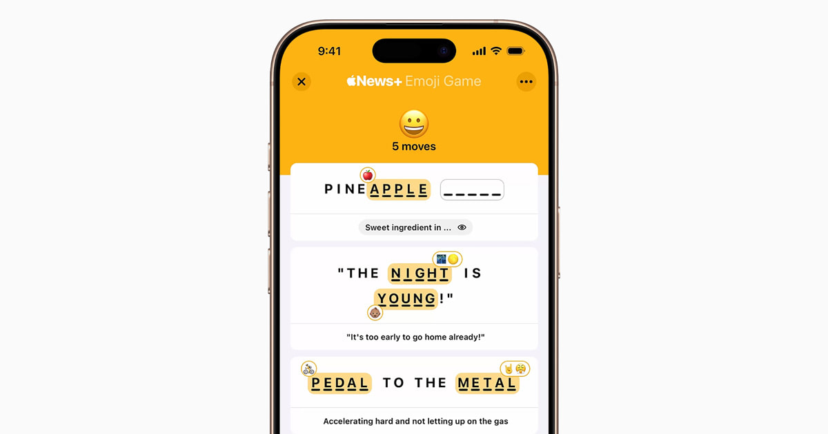 Apple News+ Unveils Exciting New Emoji Gaming Experience