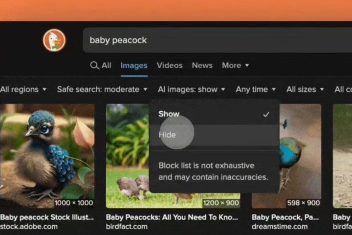Innovative Search Engine Lets Users Filter Out AI-Generated Images