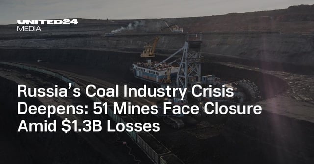 Russia's Coal Industry Faces Massive Mine Closures Amid Financial Losses