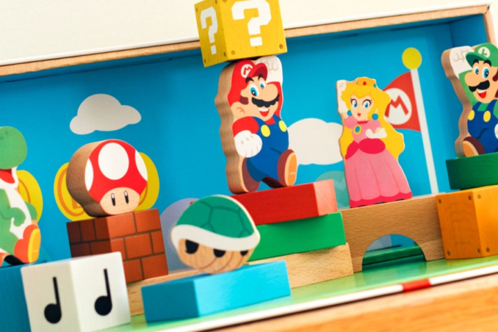 Discover Nintendo's Adorable Wooden Mario Blocks with Amiibo Features