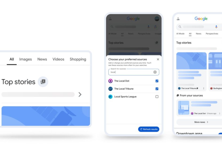 Google Enables Personalization for Top Stories with Preferred Sources