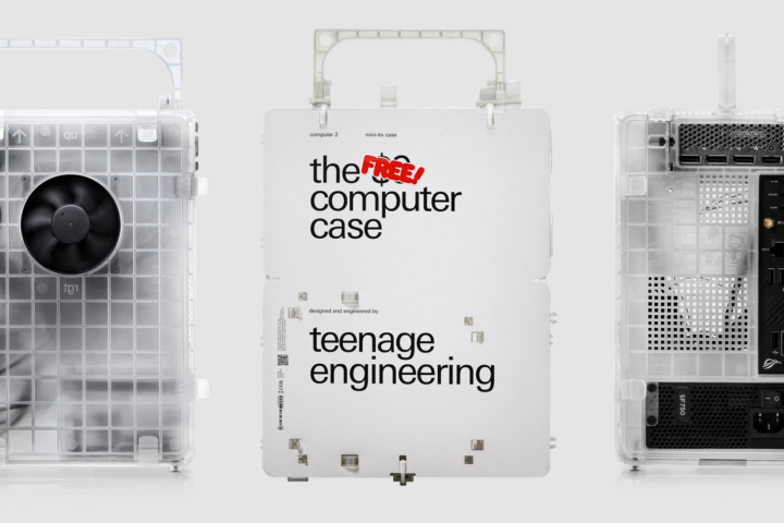 Translucent Foldable Mini-ITX Case Debuts with Unique Design Layout