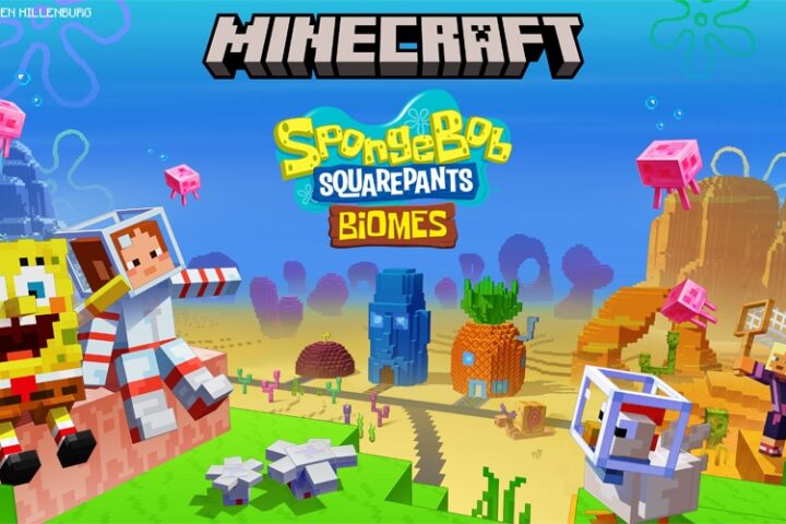 Explore Colorful SpongeBob SquarePants Biomes in Minecraft Now