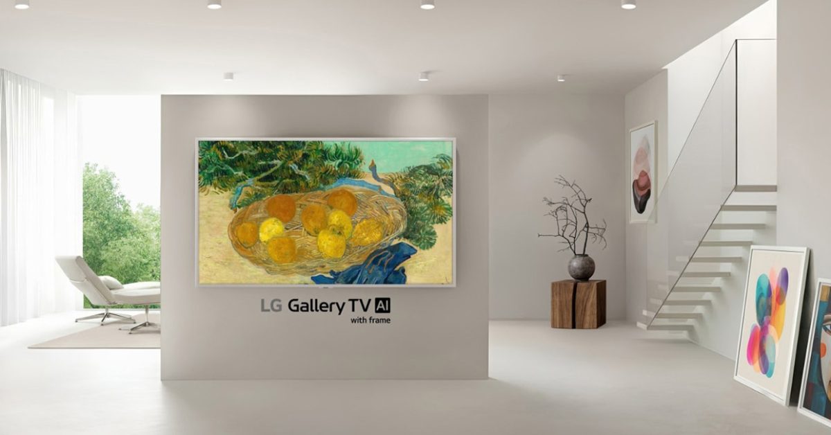 LG Challenges Samsung with Launch of New 'Gallery TV' Design