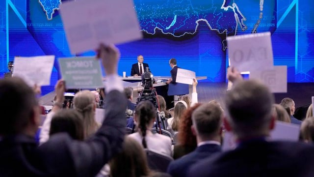 Putin Reflects on Past Challenges in Lengthy Year-End Conference