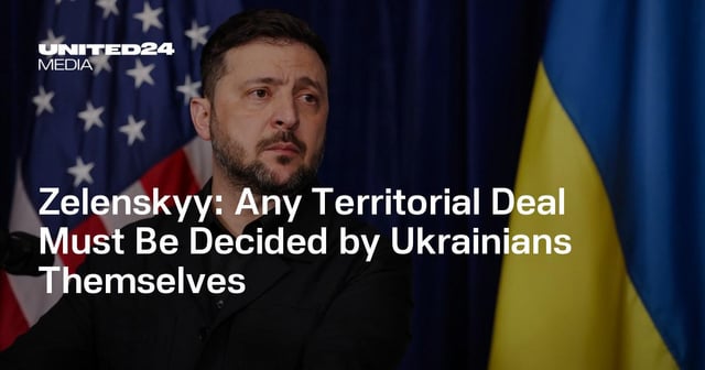 Zelenskyy Advocates Ukrainian Autonomy in Territorial Decisions