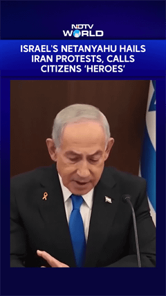 Netanyahu Praises Courage of Iranian Citizens During Protests