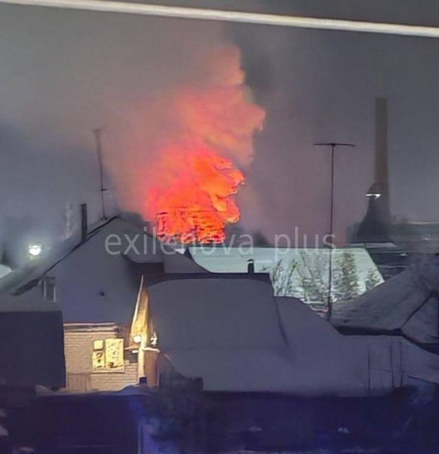 Russian Manufacturing Site Ablaze Following Cross-Border Drone Incident