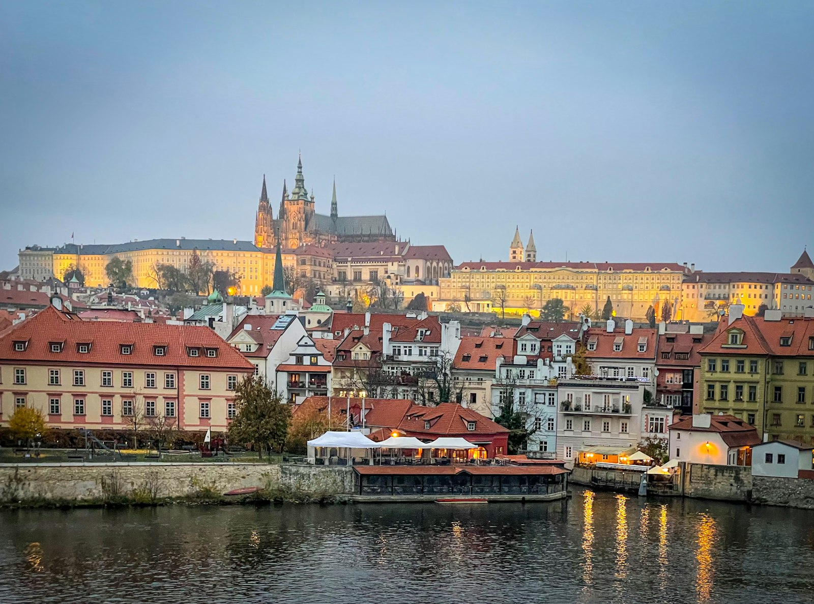 Prague Christmas market during Czech public holidays
